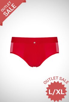 画像1: アウトレットSALE｜L/XL｜Boldero briefs red | ブリーフショーツ・レッド・メンズ  | 特製オールドブック型ケース付き ｜高級メンズ下着｜obsessiveメンズ下着  ※サイズ交換NG・クーポン対象外・メール便対象※ (1)