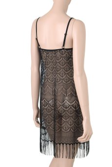 画像16: PHYSIS-chemise | フリンジ付きスリップ・シースルー  | Anais アナイス センシュアルランジェリー【即日発送・サイズ交換NG】※メール便対象商品※セクシーランジェリー   (16)