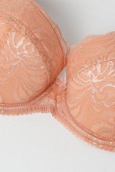 画像10: MARISA apricot B214 | 3/4カップ・ワイヤーブラ・グラマー向け・すっぴん美乳ブラ・ストラップ太め・B〜Hカップ・アプリコット| ewabien エヴァビアン| 輸入下着・高級ランジェリー  (10)