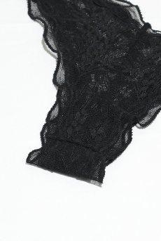 画像15: Perisia-mini-panties |ブラジリアンショーツ(シースルー・ボタニカル刺繍・ブラック) | Exquisite 高級ランジェリー【即日発送・サイズ交換NG】※メール便対象※輸入下着・ランジェリー   (15)