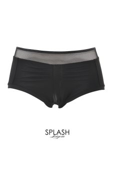 画像1: Boxer Shorts | ボクサーショーツ・スーパーファイン メリノウール・ブラック｜JEANNEUF ジャヌフ【サイズ交換NG】  日本製・高級ランジェリー (1)