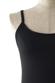 画像3: Camisole | ウールキャミソール・スーパーファイン メリノウール・ブラック｜JEANNEUF ジャヌフ【サイズ交換NG】  日本製・高級ランジェリー (3)