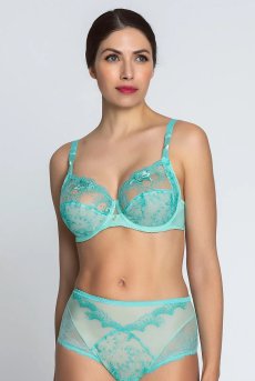 画像3: BCH6181-PA｜Linge H81｜フルカップブラ 脇補強タイプ アクア｜Lise Charmel リズシャルメル【サイズ交換NG】  輸入下着・高級ランジェリー  (3)