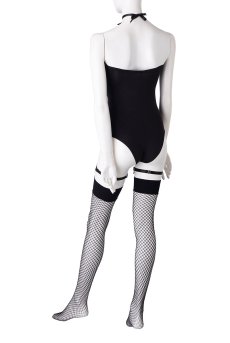 画像12: 【SALE】Bunny costume | バニーガールコスチューム風ランジェリー5点セット・ブラック・ガーターベルト&ガーターストッキング付き   | 高級Sexyランジェリー Obsessive【即日発送・サイズ交換NG】輸入下着・ランジェリー  （再入荷なし） (12)