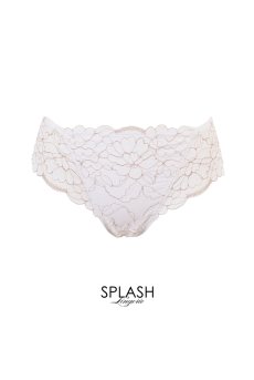 画像1: FLEUR white brief  | ノーマルショーツ・総レース・ホワイト | Sawren サブレン【即日発送・サイズ交換NG】※メール便対象※輸入下着・高級ランジェリー  (1)