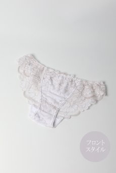 画像13: FLEUR white brief  | ノーマルショーツ・総レース・ホワイト | Sawren サブレン【即日発送・サイズ交換NG】※メール便対象※輸入下着・高級ランジェリー  (13)