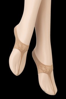 画像5: JAPANESSE Foot beige  | フットカバー・レース柄・足袋風・ベージュ | Veneziana ベネチアナ【即日発送・サイズ交換NG】※2足までメール便対象※  (5)